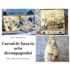 Cursul de Baza in Arta Decoupage-ului